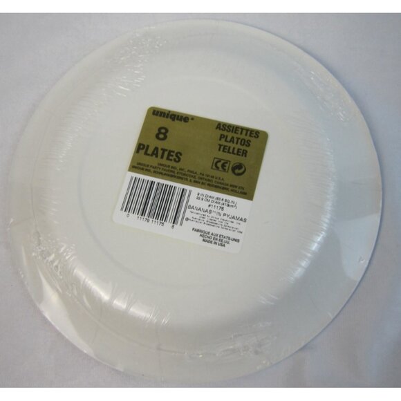 Bananas In Pyjamas Birthday Party Paper Plates 1996 - 8 Plates - New Old Stock - Picture 4 of 6